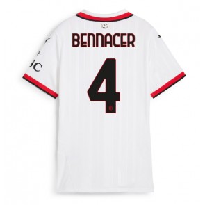 Billiga AC Milan Ismael Bennacer #4 Bortatröja Dam 2024-25 Kortärmad